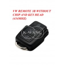 VW REMOTE 3B WITHOUT CHIP AND KEY HEAD 434MHZ